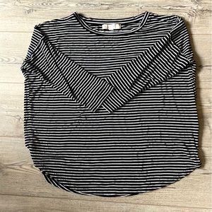 3/$18 - LOFT Striped 3/4-Sleeve Dolman Shirt - XS